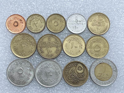 第一海外回流一元起拍收藏 散集专场  第273期 - 埃及硬币  13枚 无重复