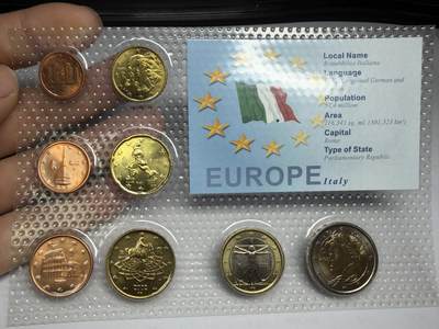 2025年集古藏今外币拍卖第十期-第10场—（总第290拍-纸币专场），本期拍完结算一次，发货时间2-3天，休息几天后继续新的一期拍卖。 - 2002年清年份意大利一套