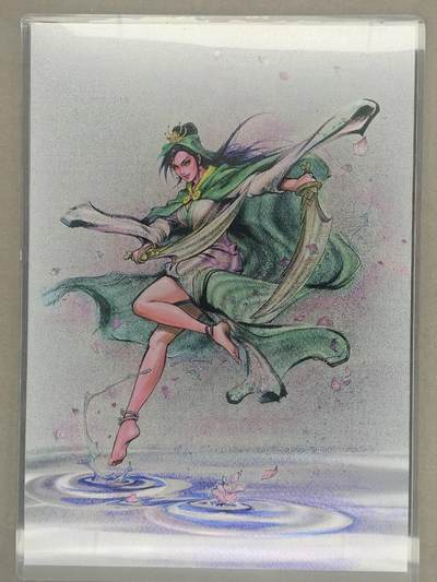 龙虎卡牌六五场 （无佣金，周六结拍，欢迎送拍） - 【编号214】A4粗闪大卡 百里 夏伟义-扈三娘