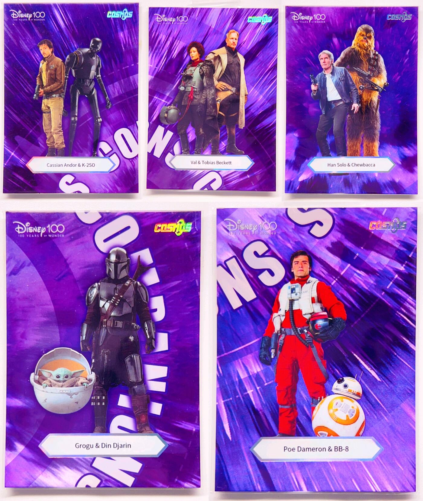 卡有江湖粉丝专场第四期（持续收拍，送拍联系我哦） 卡卡沃  2023年迪士尼100周年全明星系列收藏卡 拼图5张