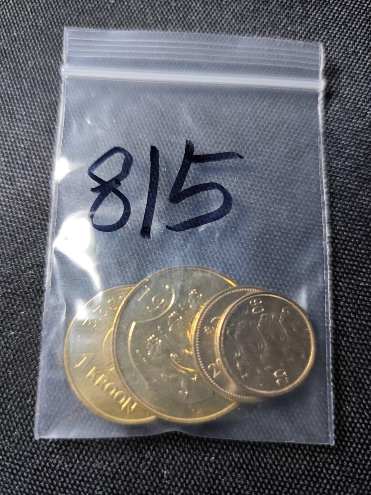 KK钱币收藏小铺 （套币 好品/批量散币 银币）专场  2月预留时间 周末发货  爱沙尼亚大小面值一套 好品