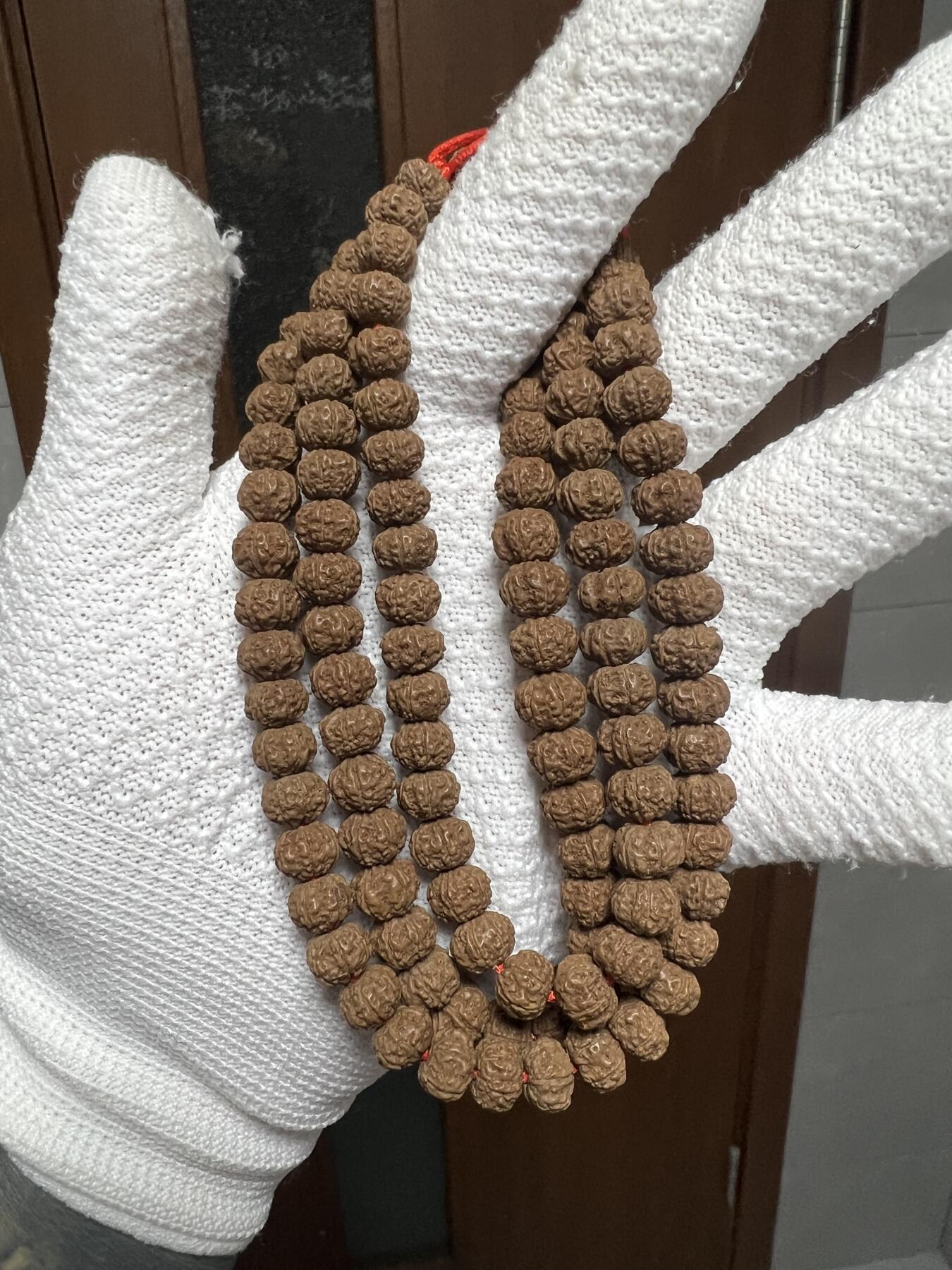 零元拍：紫皮梅花飞碟桩小金刚长串108-/8/6.5MM