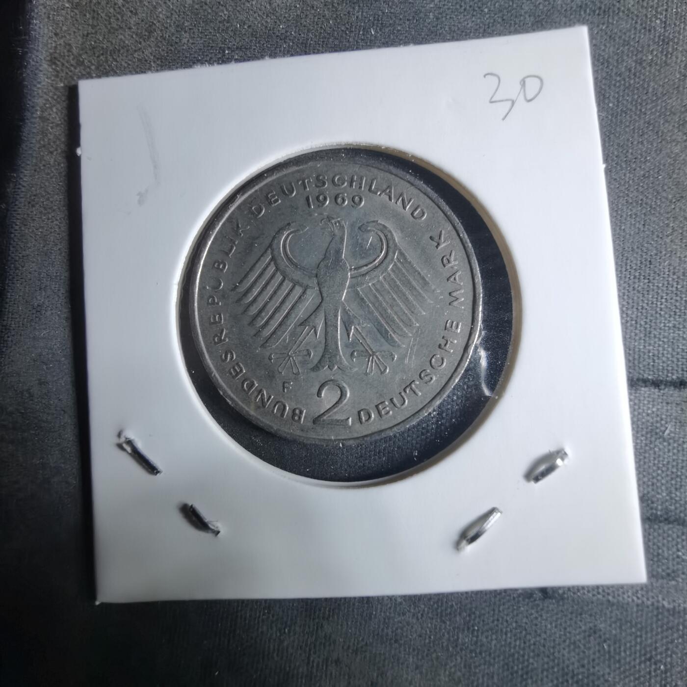 沼泽如烟--第917场 德国1969年2马克