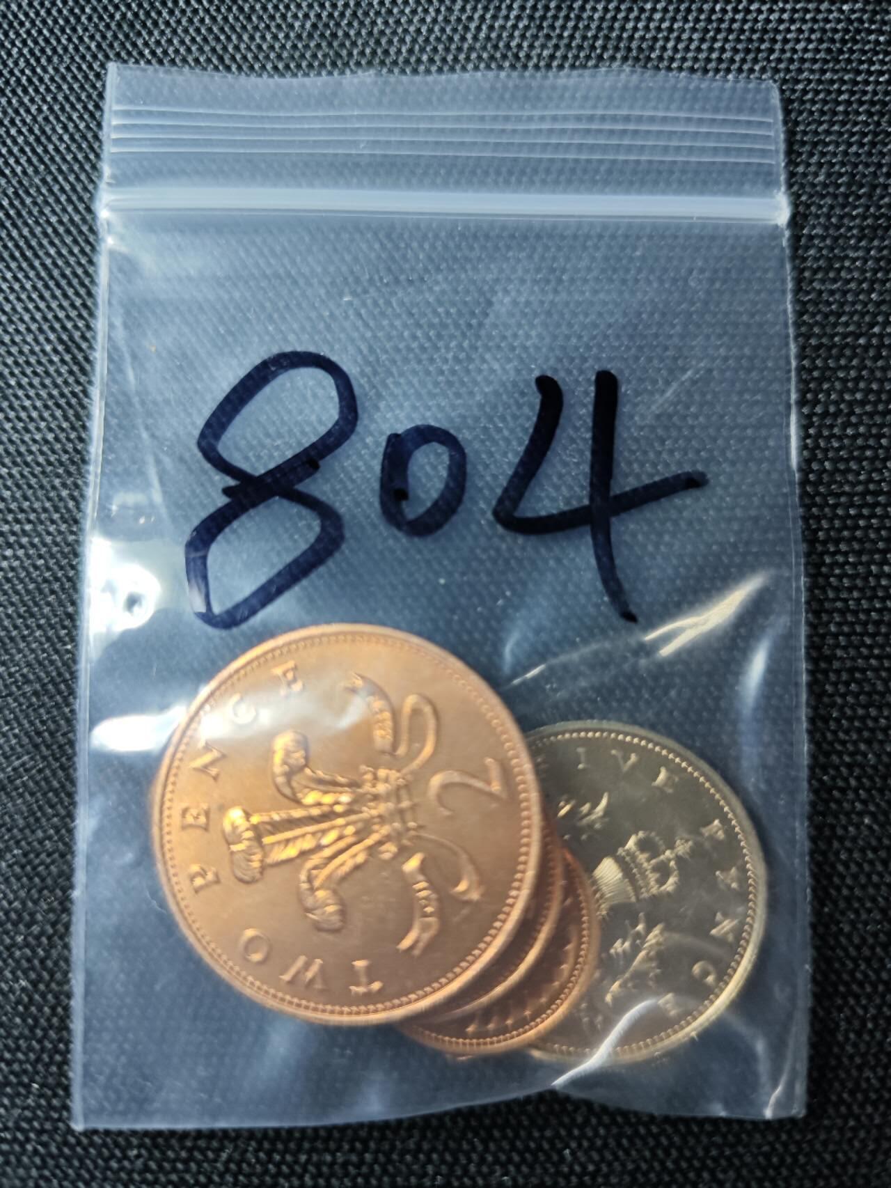 KK钱币收藏小铺 （套币 好品/批量散币 银币）专场  2月预留时间 周末发货  1982英国好品一组