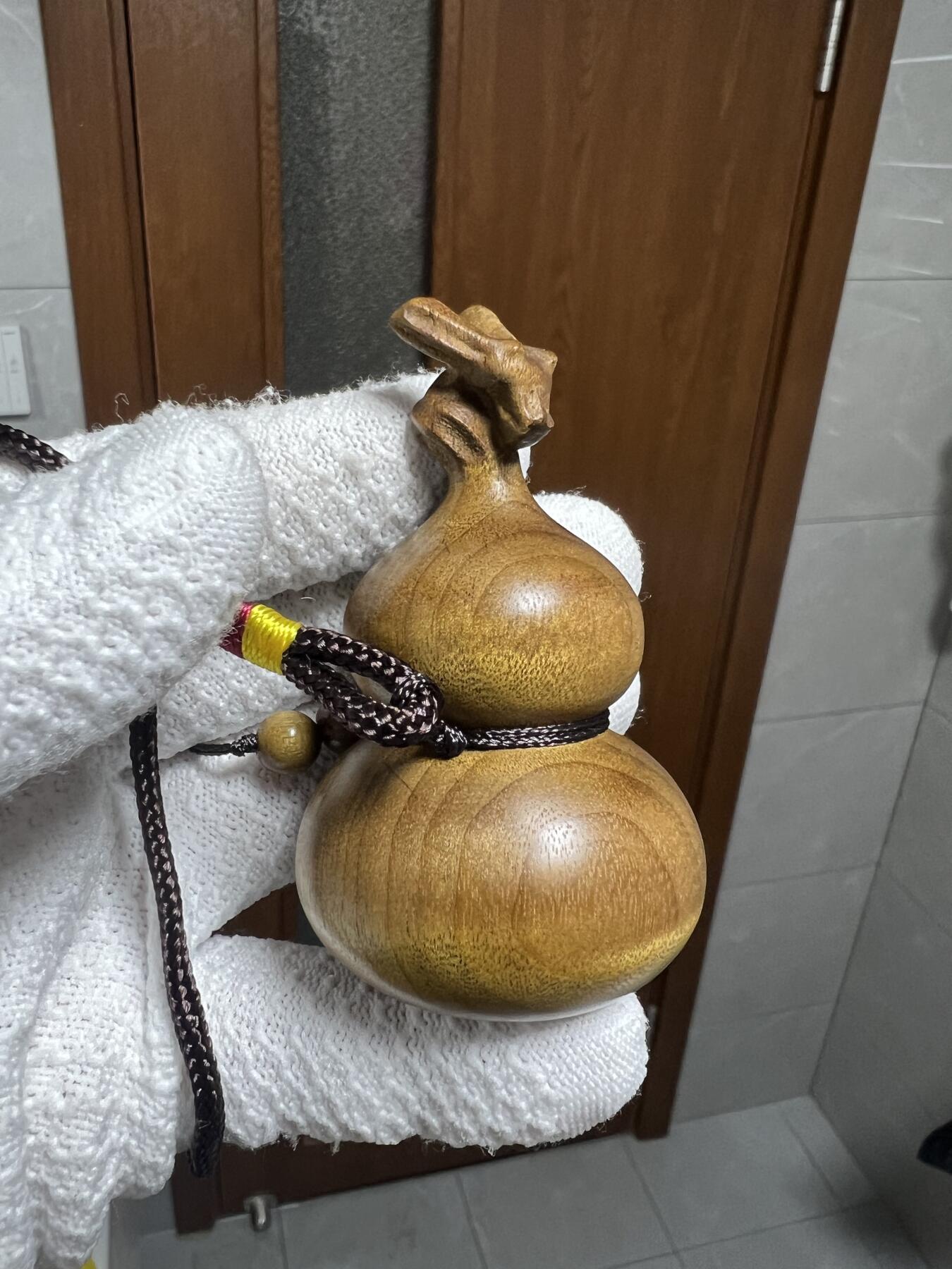 零元拍：金丝楠 精工葫芦 雕件手把件小金块，满手留香金丝流溢。75/44/32MM