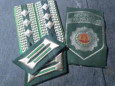 罗岚⭐新藏⭐特惠专拍第一场-分享拍场赚佣 - 民主德国边防警察三级准尉（对标二级警士长）礼服配饰一套