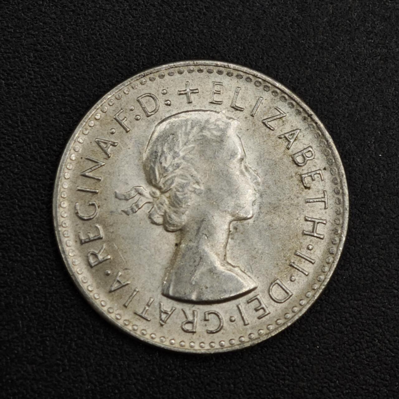 【淘币小摊】限时拍第八百一十二拍  小银币场  满百包邮可预留两周  周一统一发货  澳大利亚1961年伊丽莎白二世3便士银币