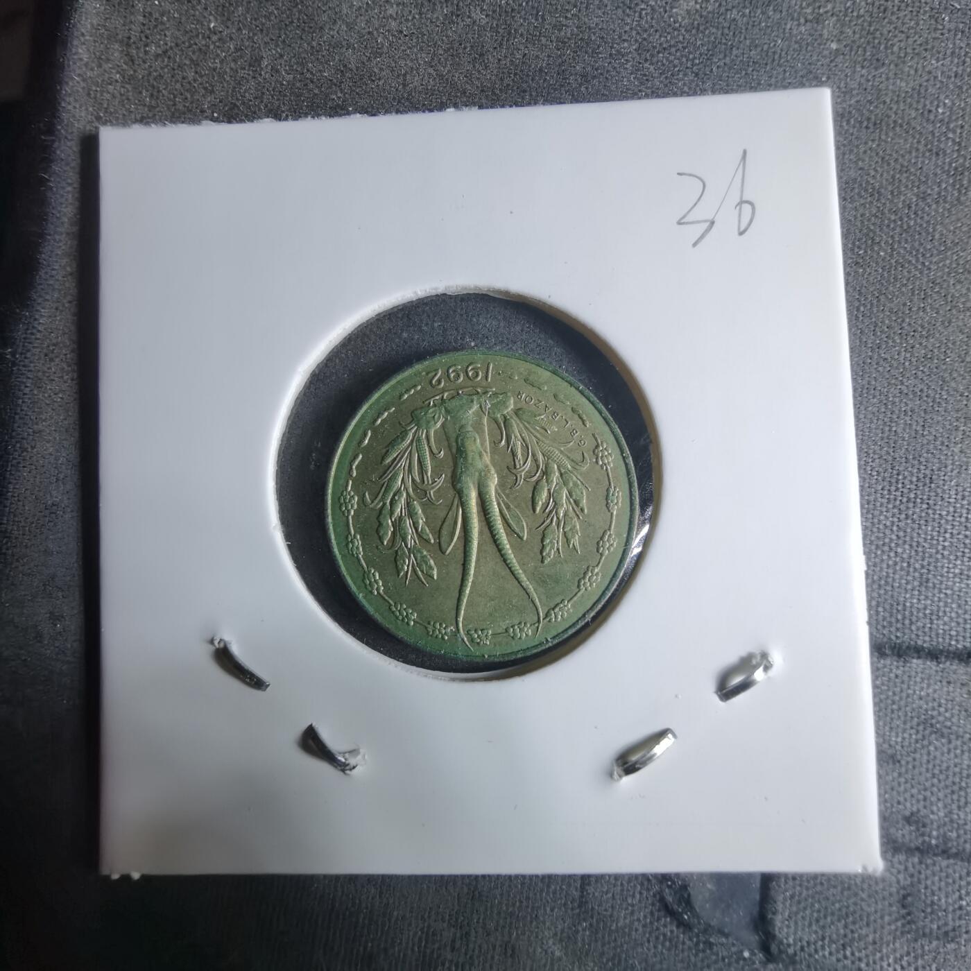 沼泽如烟--第917场 西非1992年5法郎