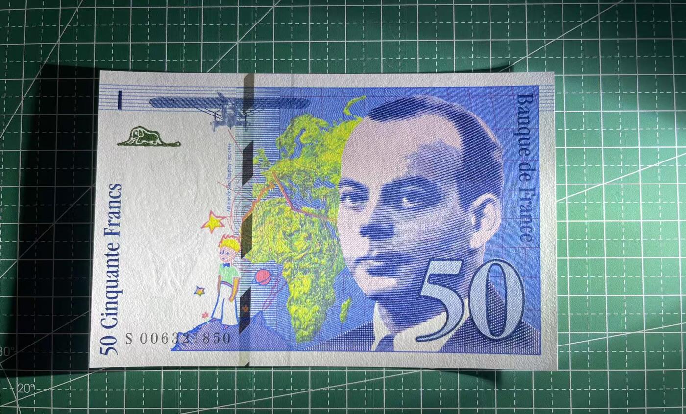 【礼羽收藏】🌏世界钱币拍卖第114期 1993早期年份50法郎小王子，无47靓号，全新UNC