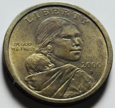 文馨钱币收藏第 284 场，【 长期接收代拍品】老藏家拍品南朝鲜李承晚时期货币，泰国大型纪念币，土耳其各时期及各国套币场 - 原铜光品相 2000 年美国一美元 P 版首发年