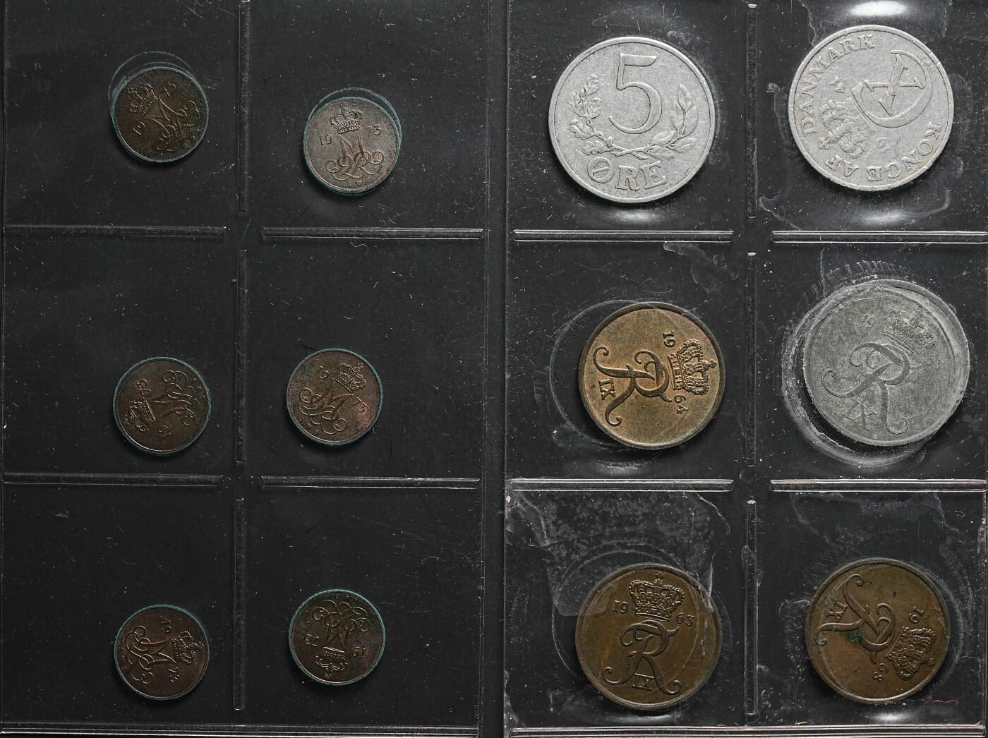 修遠堂世界钱币第九十五期 外国现代币一组108枚 主要是丹麦 含有少量美国，冈比亚，澳大利亚，瑞典