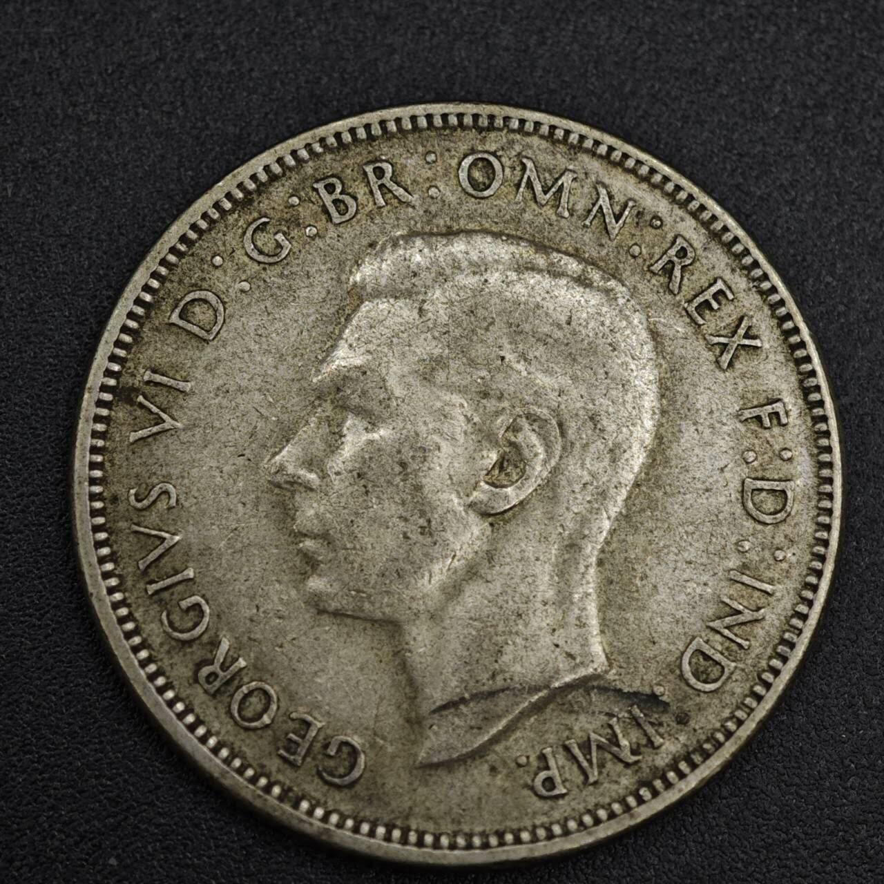 【淘币小摊】限时拍第八百一十二拍  小银币场  满百包邮可预留两周  周一统一发货  澳大利亚1947年乔治六世弗洛林银币