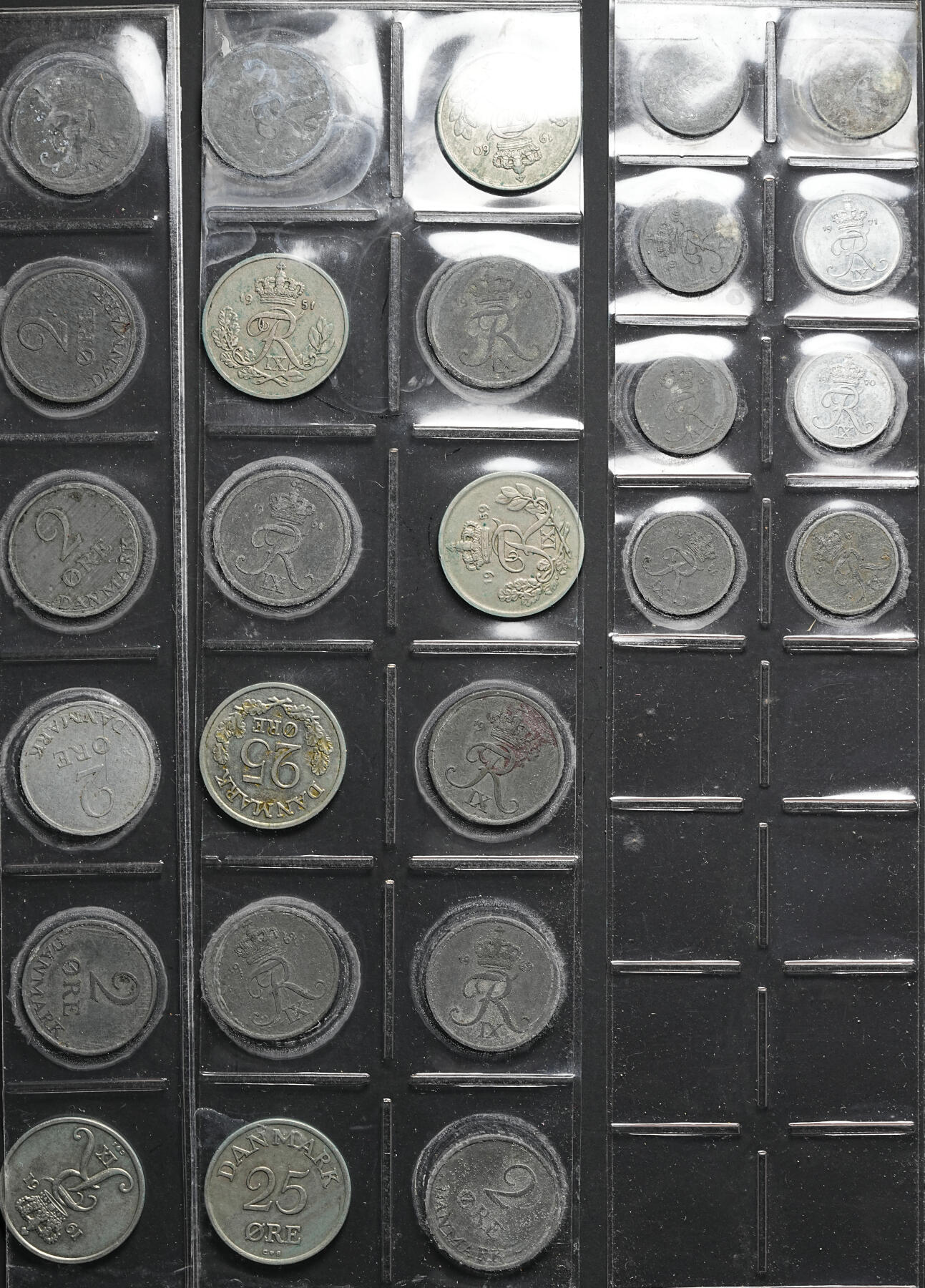 修遠堂世界钱币第九十五期 外国现代币一组108枚 主要是丹麦 含有少量美国，冈比亚，澳大利亚，瑞典