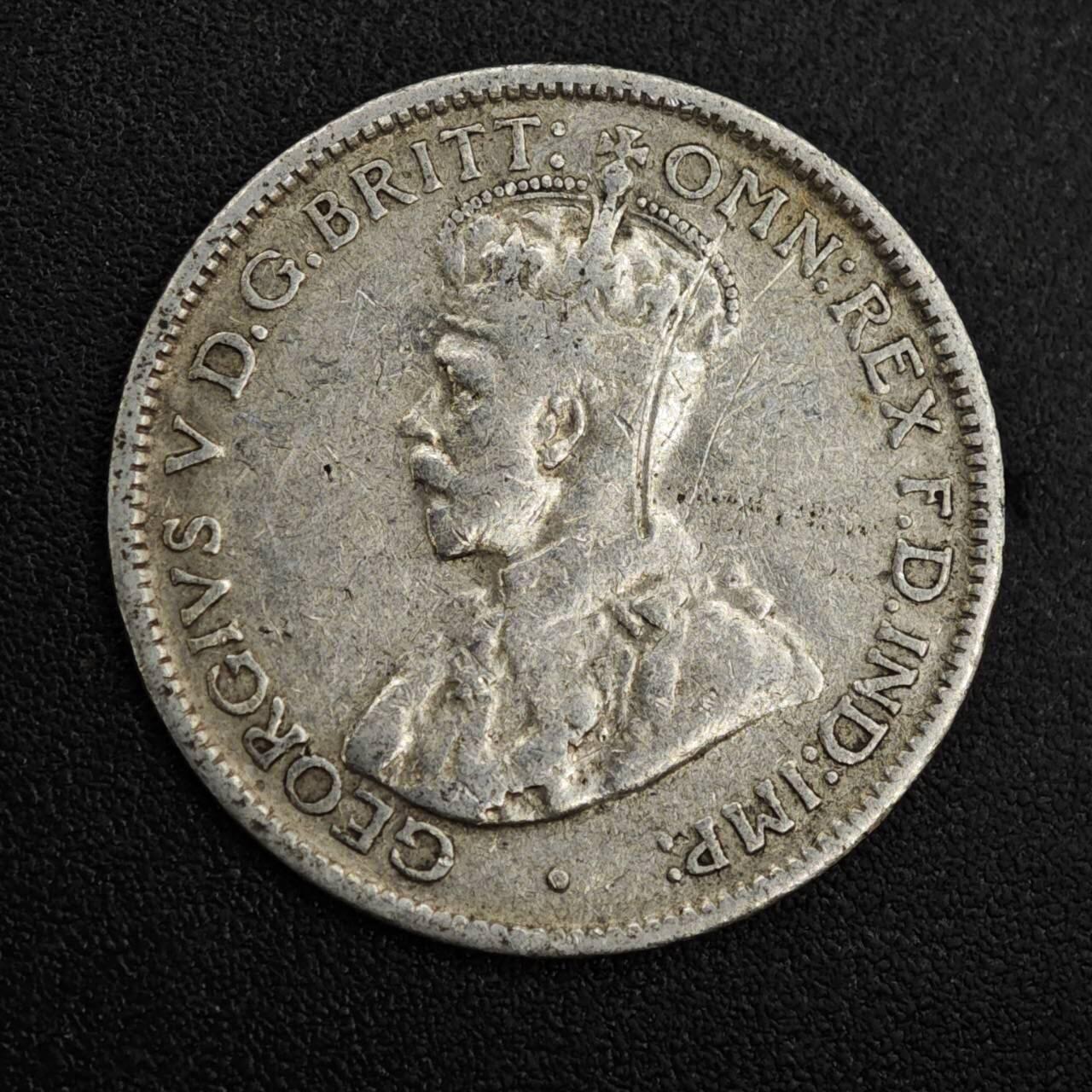 【淘币小摊】限时拍第八百一十二拍  小银币场  满百包邮可预留两周  周一统一发货  澳大利亚1936年乔治五世6便士银币