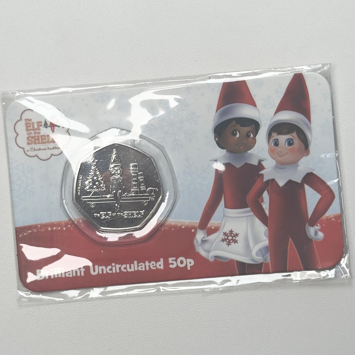 ＜小葵钱铺＞第66期·散币·银币场·满200包邮，不寄存·12月1号发货 皮特凯恩群岛2022年架子上的小精灵50便士卡装纪念币