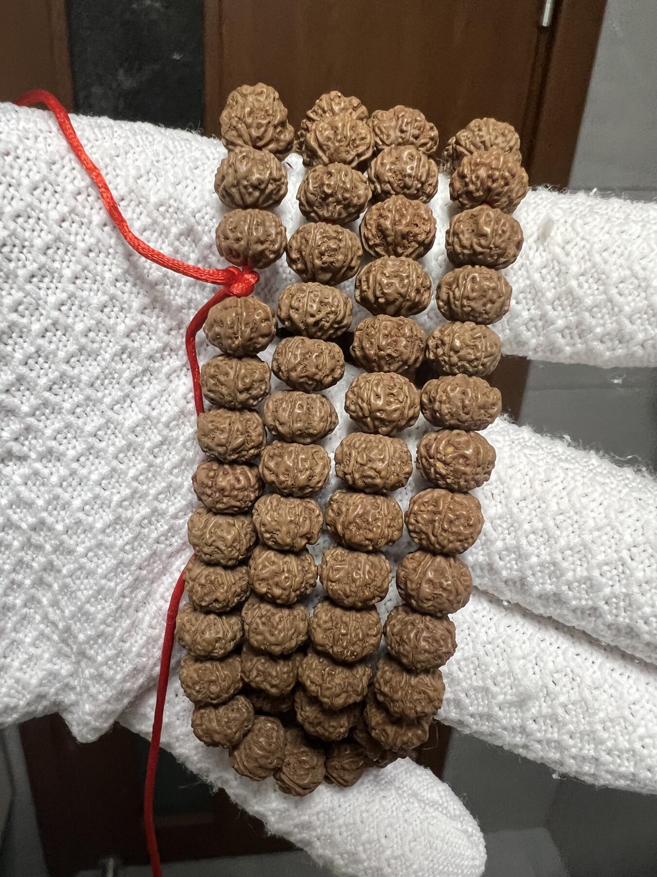 零元拍：紫皮梅花飞碟桩小金刚长串108-/8/6.5MM