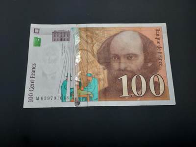 博彦收藏   12月8日 8点 钱币专场 - 法国旧版100法郎 8-85品
