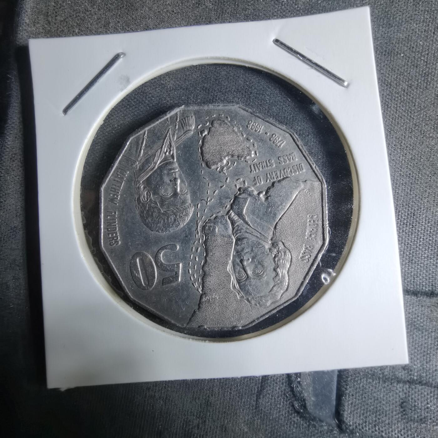 沼泽如烟--第917场 澳大利亚1998年50分纪念币