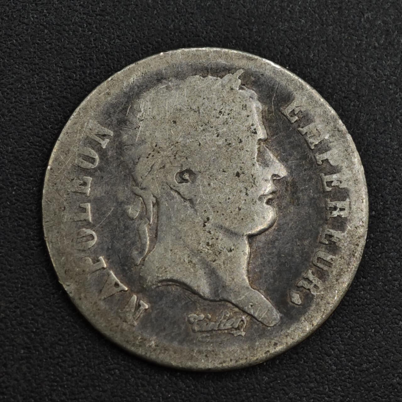 【淘币小摊】限时拍第八百一十二拍  小银币场  满百包邮可预留两周  周一统一发货  法国1811年拿破仑一世50分银币