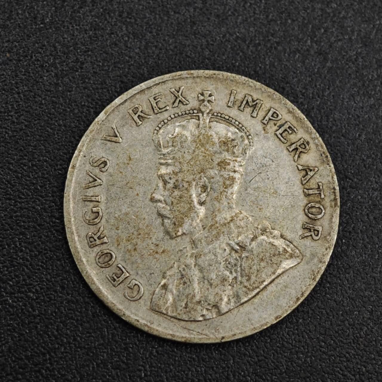 【淘币小摊】限时拍第八百一十二拍  小银币场  满百包邮可预留两周  周一统一发货  南非1936年乔治五世3便士银币