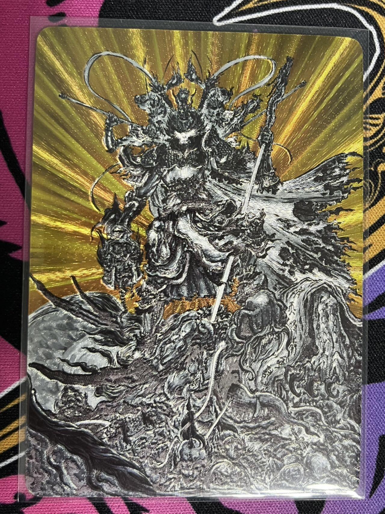 卡牌杂货铺专场拍卖第一场 11.29周六晚10:00截拍 【限编】启读文化 沈鑫 傲骨神威 悟空·无神之地 金背 限编 152/200