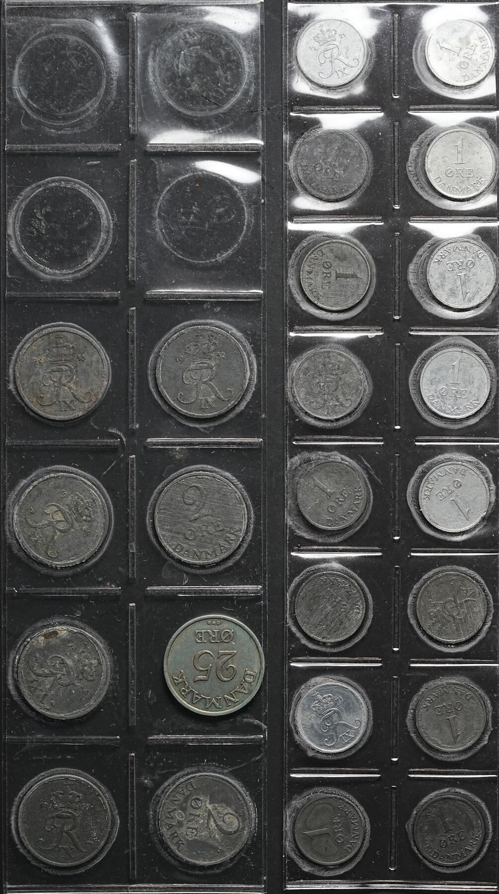 修遠堂世界钱币第九十五期 外国现代币一组108枚 主要是丹麦 含有少量美国，冈比亚，澳大利亚，瑞典