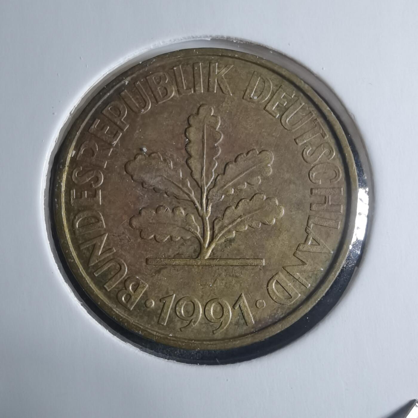 沼泽如烟--第917场 德国1991年10芬尼