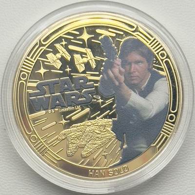 ＜小葵钱铺＞第66期·散币·银币场·满200包邮，不寄存·12月1号发货 - 所罗门群岛2025年星球大战1/2元镀金类精制纪念币