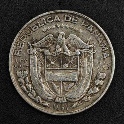 【淘币小摊】限时拍第八百一十二拍  小银币场  满百包邮可预留两周  周一统一发货  - 巴拿马1961年10分银币