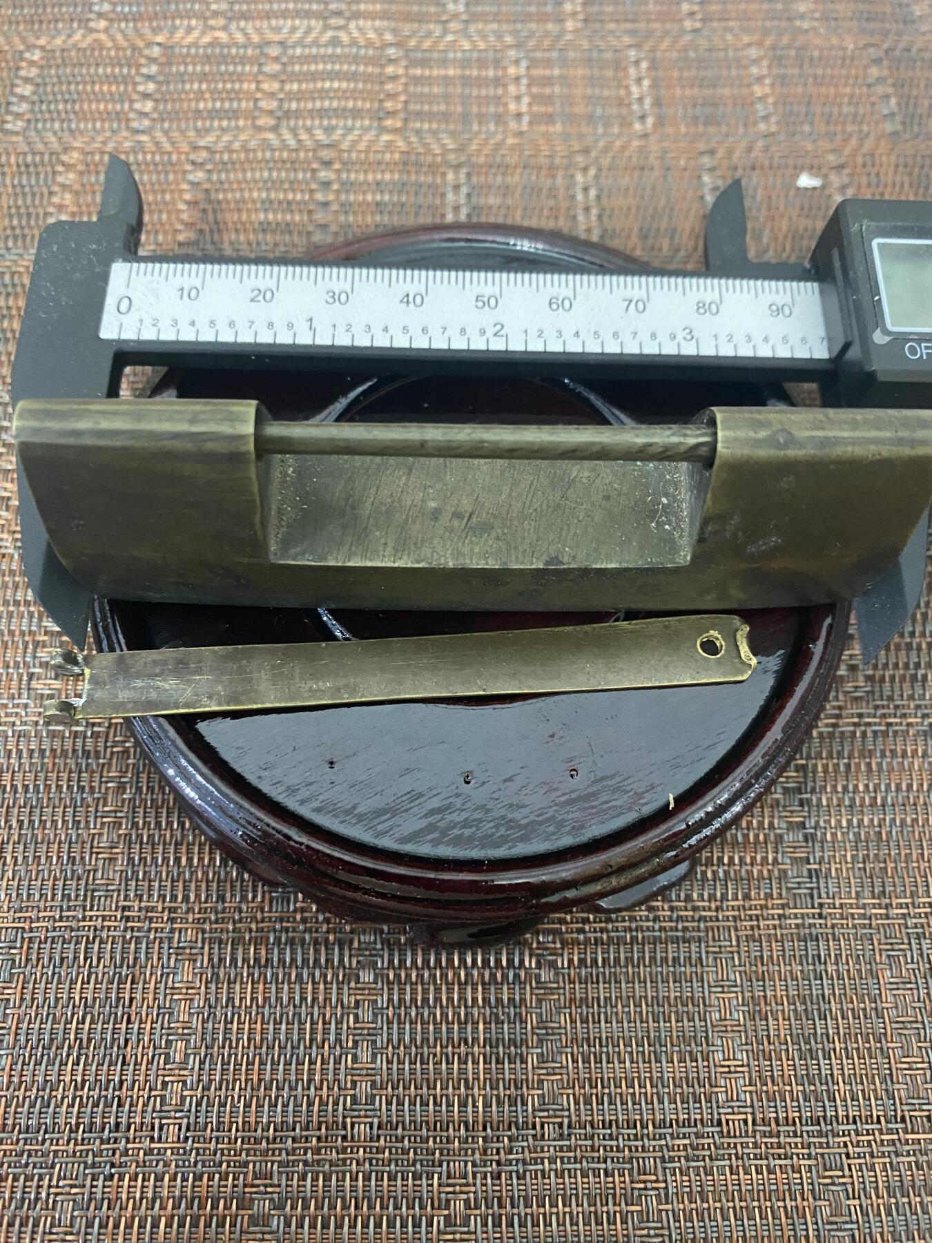 江南站杂件场 民国铜锁带钥匙，可以打开