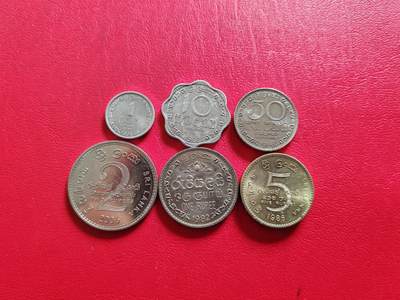 【云涧收藏】第八十一场 - 斯里兰卡6枚