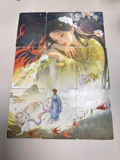 秋萤阁第34期 (11月30日周日晚上23点截拍，欢迎竞拍) 0佣金！ - 趣卡社九宫拼图-玉兔精