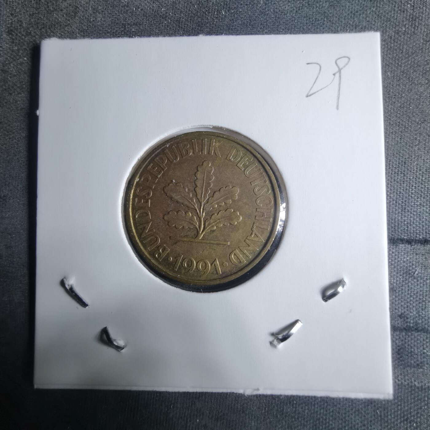 沼泽如烟--第917场 德国1991年10芬尼