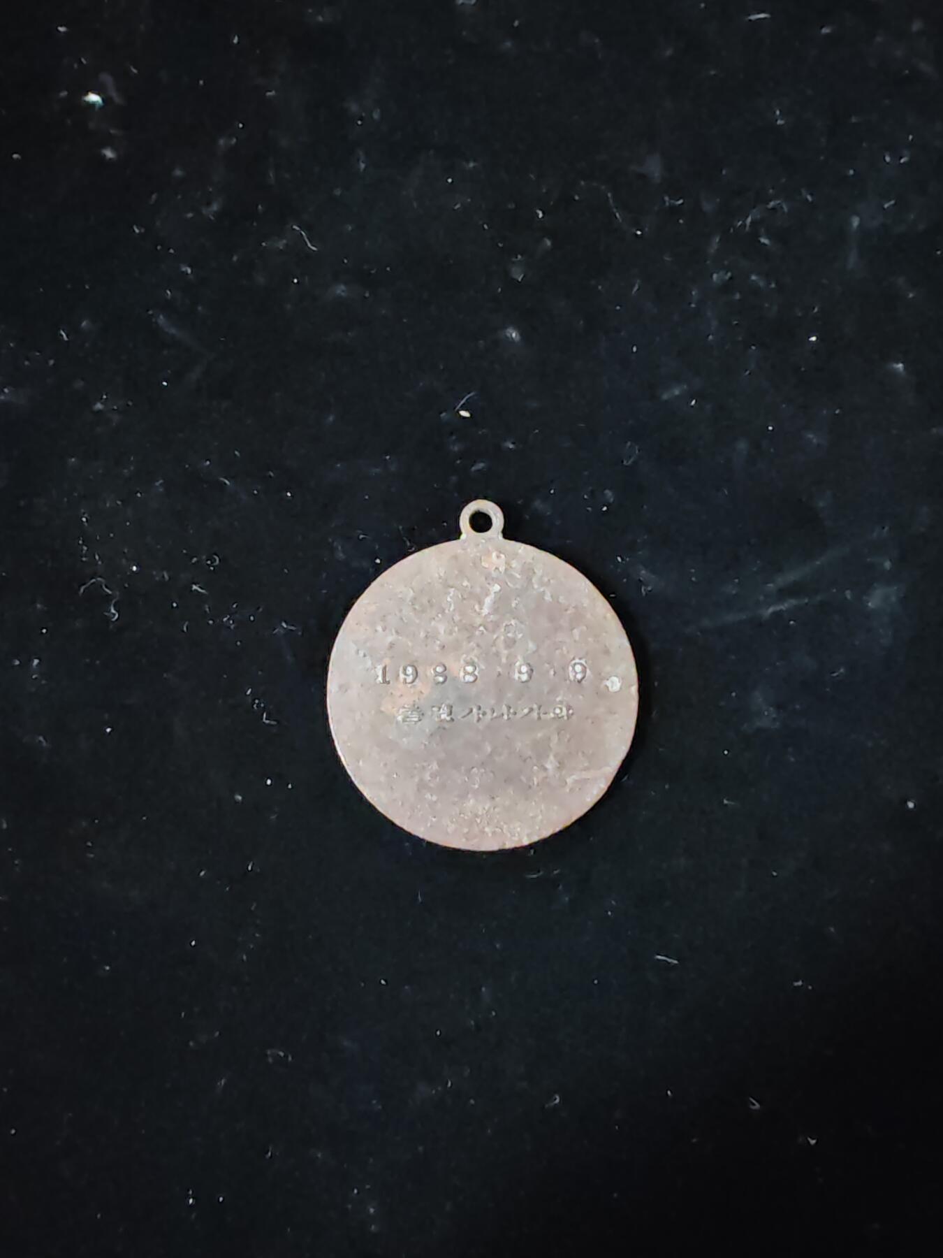 1988年朝鲜国庆期间与“青年纲领”相关的纪念奖牌