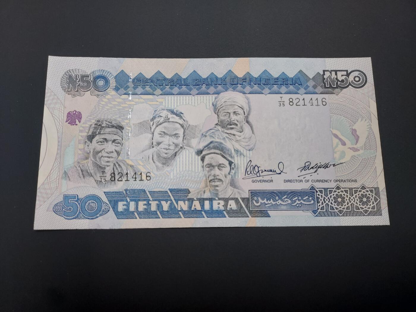 博彦收藏   12月8日 8点 钱币专场 尼日利亚 50 UNC