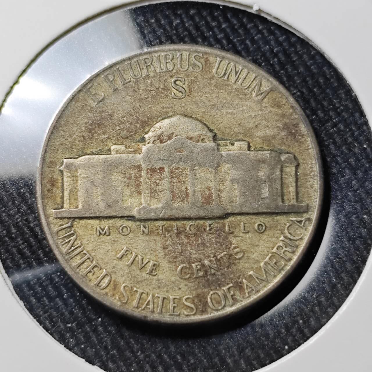 KK钱币收藏小铺 （套币 好品/批量散币 银币）专场  2月预留时间 周末发货  1945美国5分银币S厂