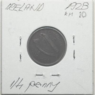 ＜小葵钱铺＞第66期·散币·银币场·满200包邮，不寄存·12月1号发货 - 爱尔兰1928年丘鹬1法新铜币