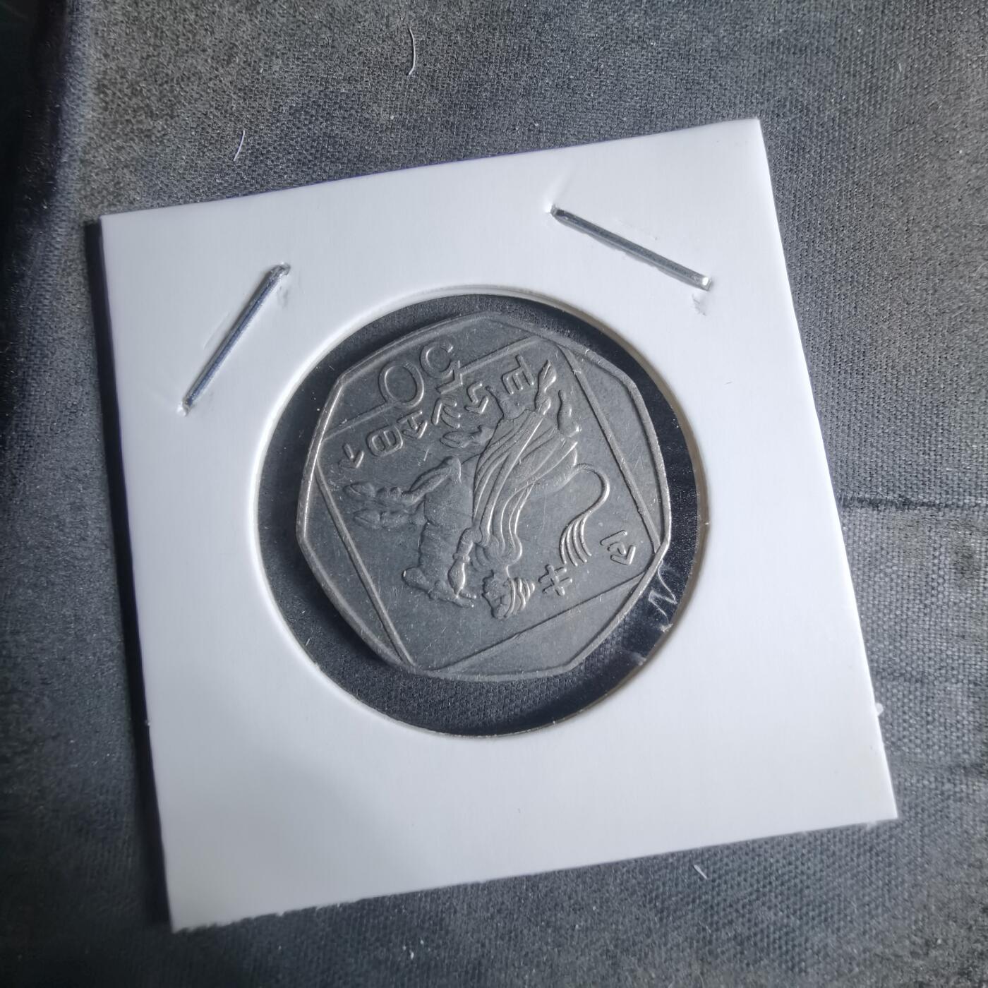 沼泽如烟--第917场 塞浦路斯1994年50米尔