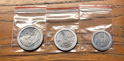 纫秋兰以为佩·凡希社微拍感恩专场 - 1921德紧纽伦堡-菲尔特200/150/100马克三枚一组BU，真正的原光未流通品相！