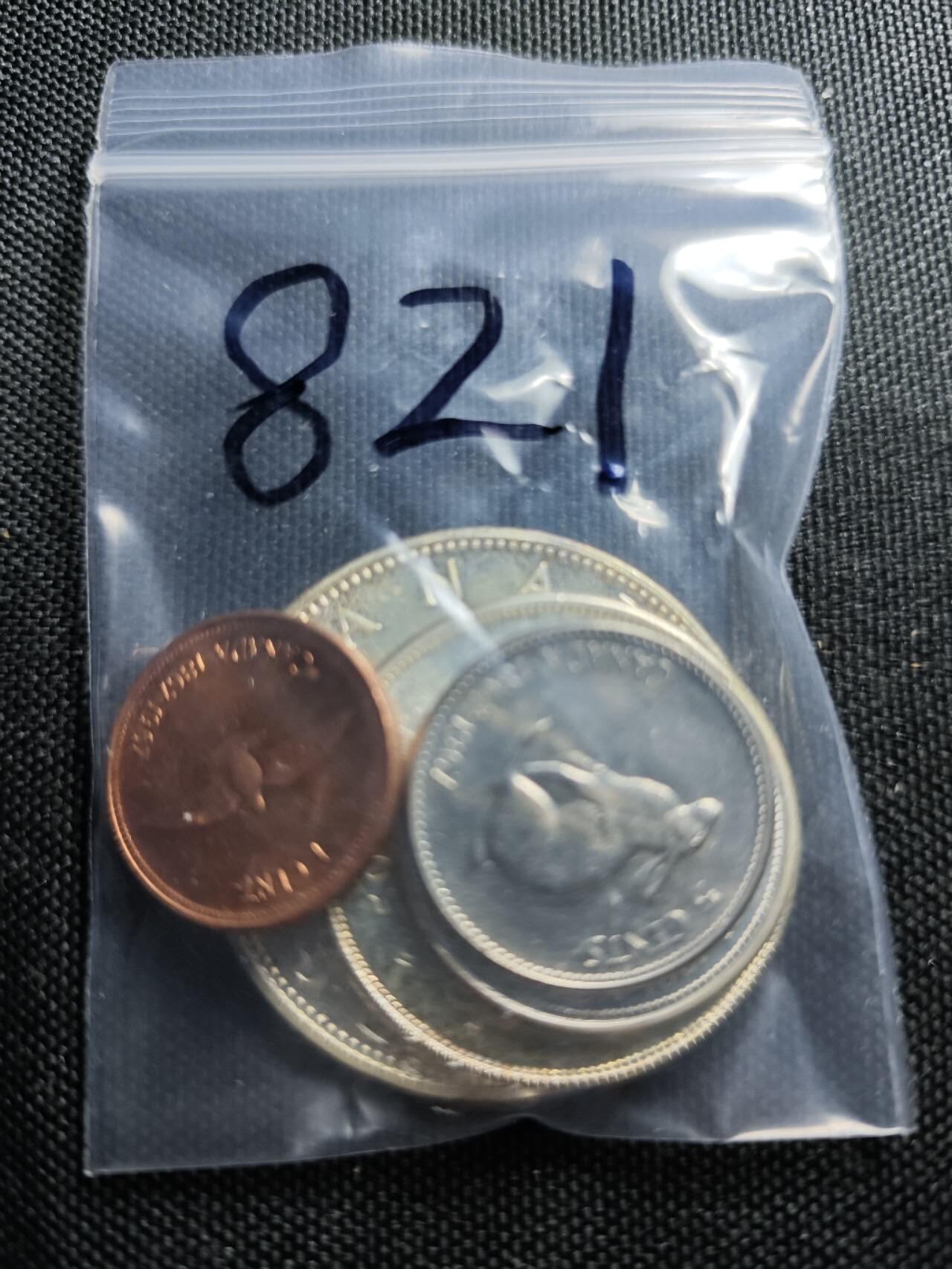 KK钱币收藏小铺 （套币 好品/批量散币 银币）专场  2月预留时间 周末发货  加拿大建国200周年纪念套币 含4枚银币