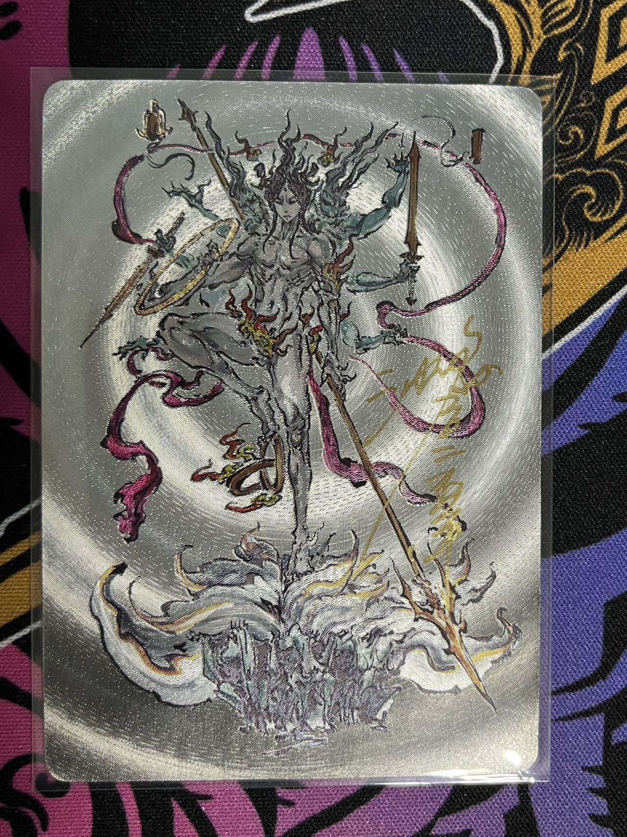 卡牌杂货铺专场拍卖第一场 11.29周六晚10:00截拍 【亲签】启读文化 沈鑫 哪吒·三头八臂 限编亲签特卡 058/200