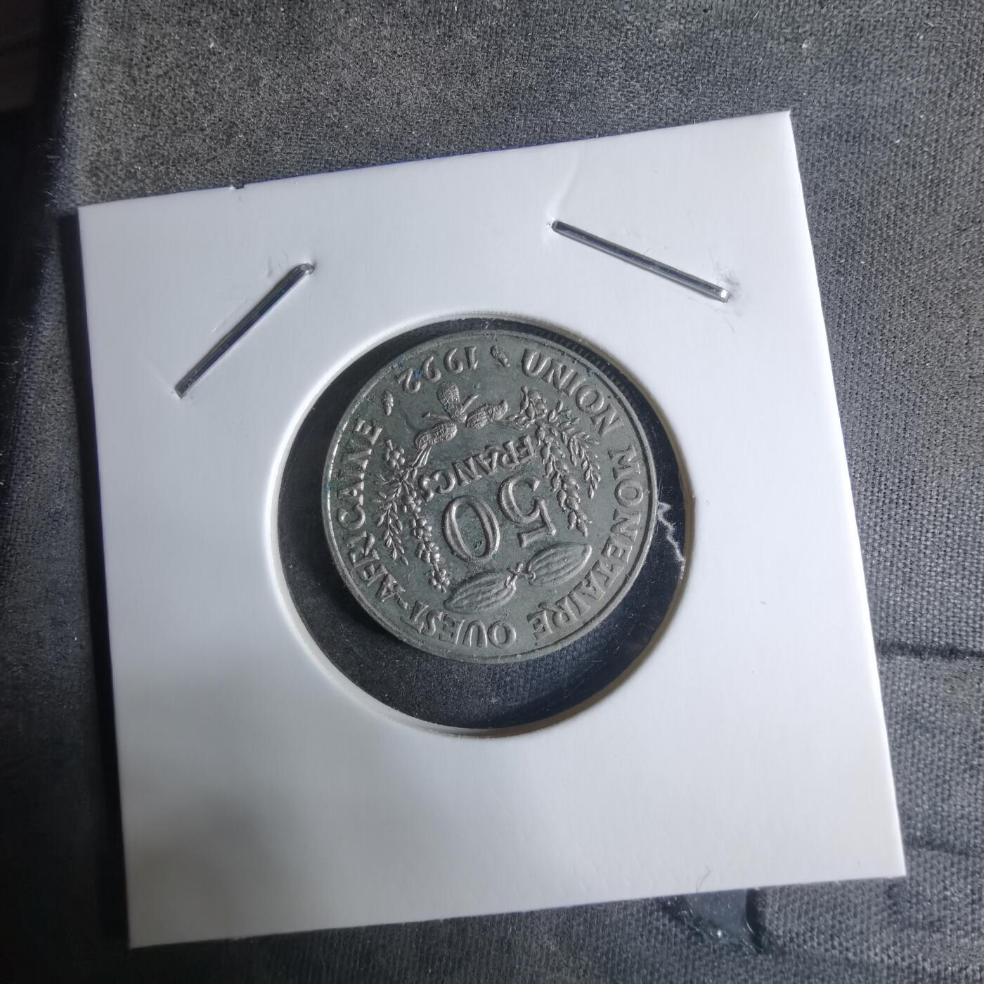 沼泽如烟--第917场 西非1992年50法郎