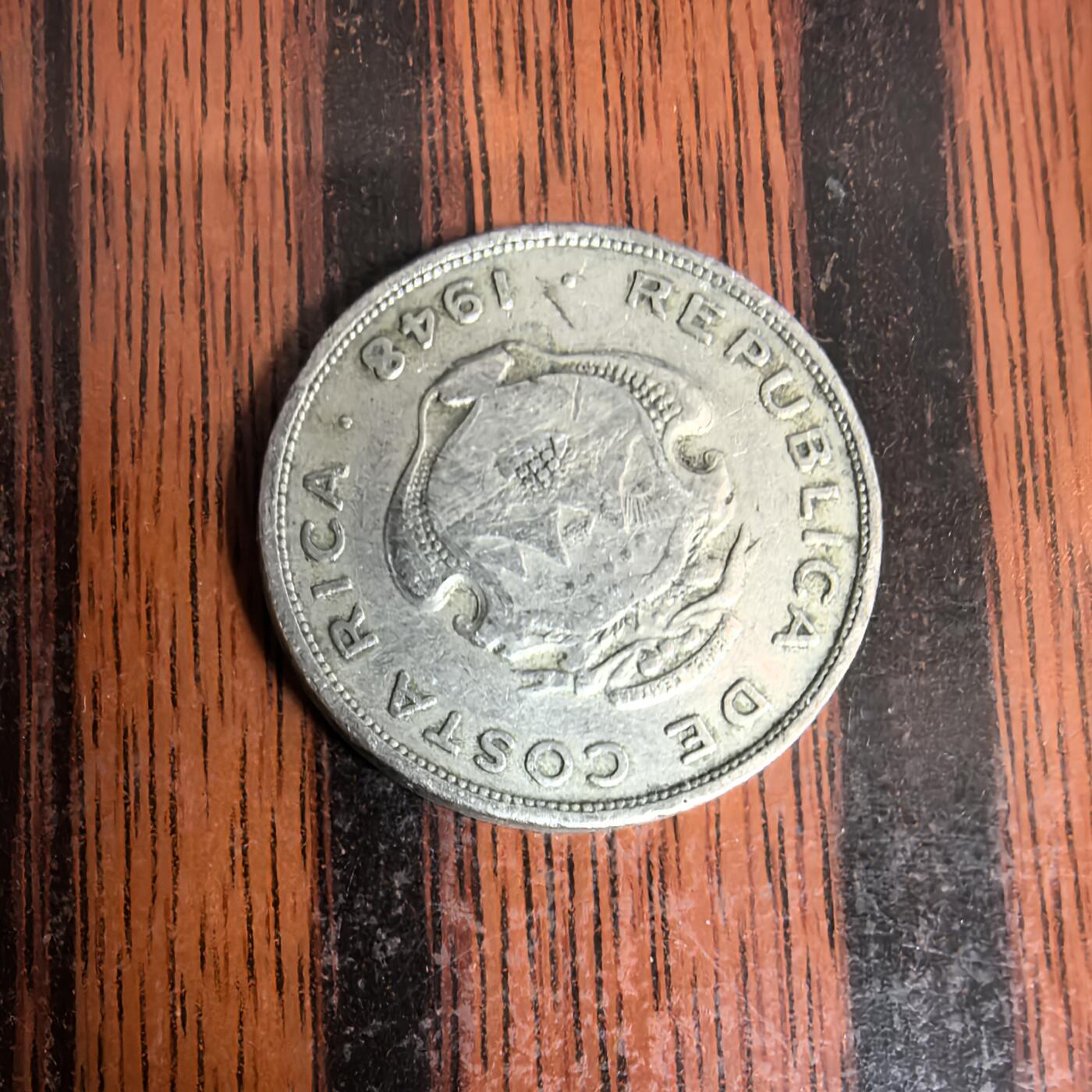 泡泡币外币第三十六场可代拍15038385335微信 哥斯达黎加硬币。