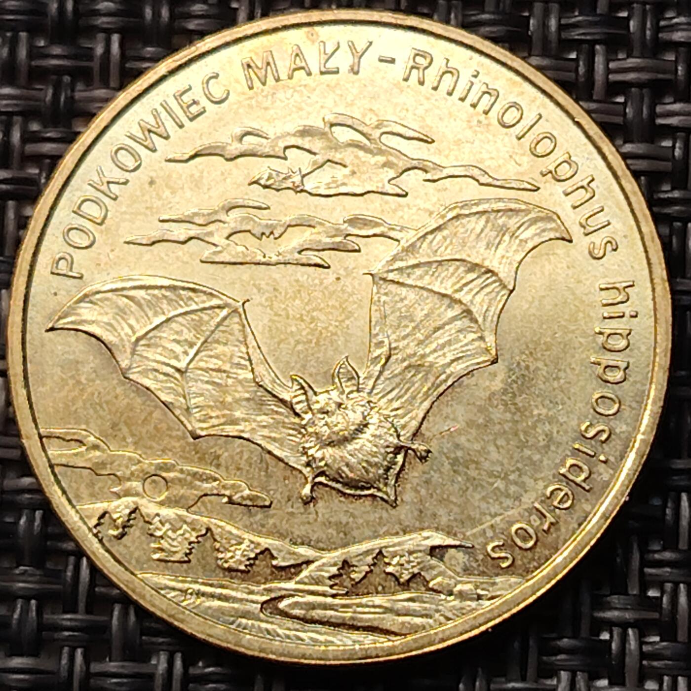 布加迪🐬～世界钱币(上海)🌾第 262 期 /  各国套币和散币 波兰🇵🇱 2010年 2兹罗提纪念币 蝙蝠图案