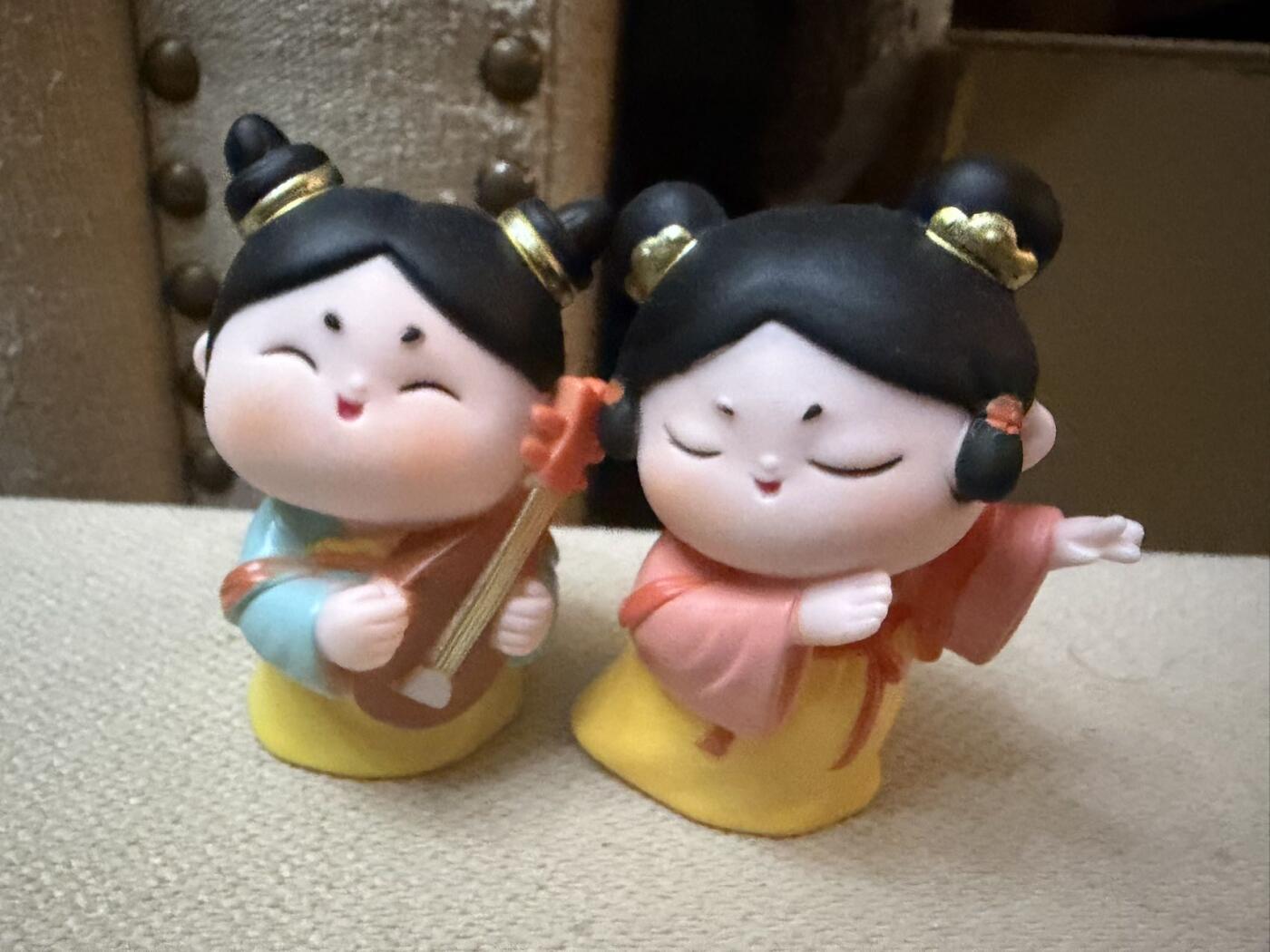 秋萤阁第34期 (11月30日周日晚上23点截拍，欢迎竞拍) 0佣金！ 唐代仕女手办一对