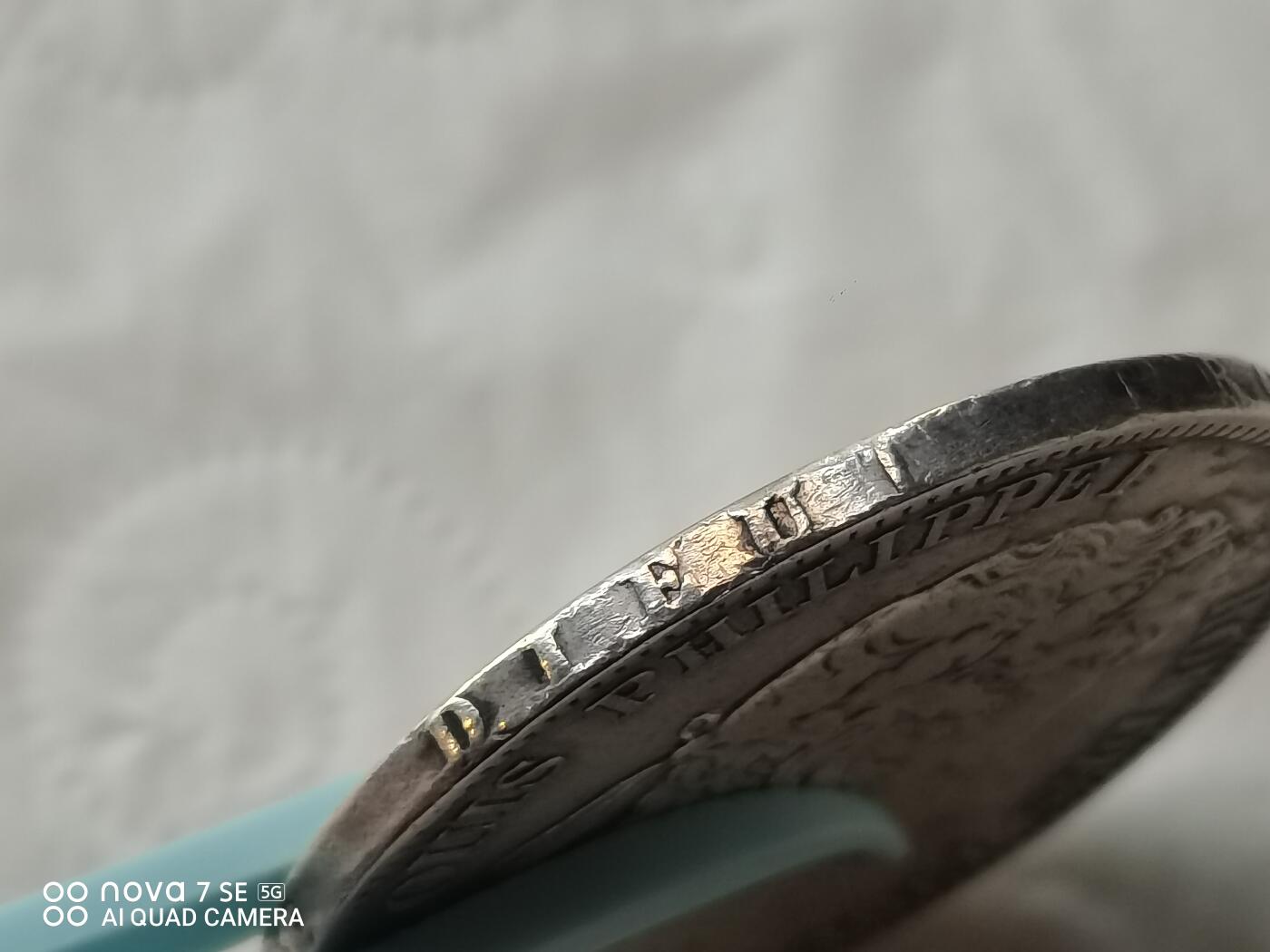 外国钱币 1833法国5法郎大银币