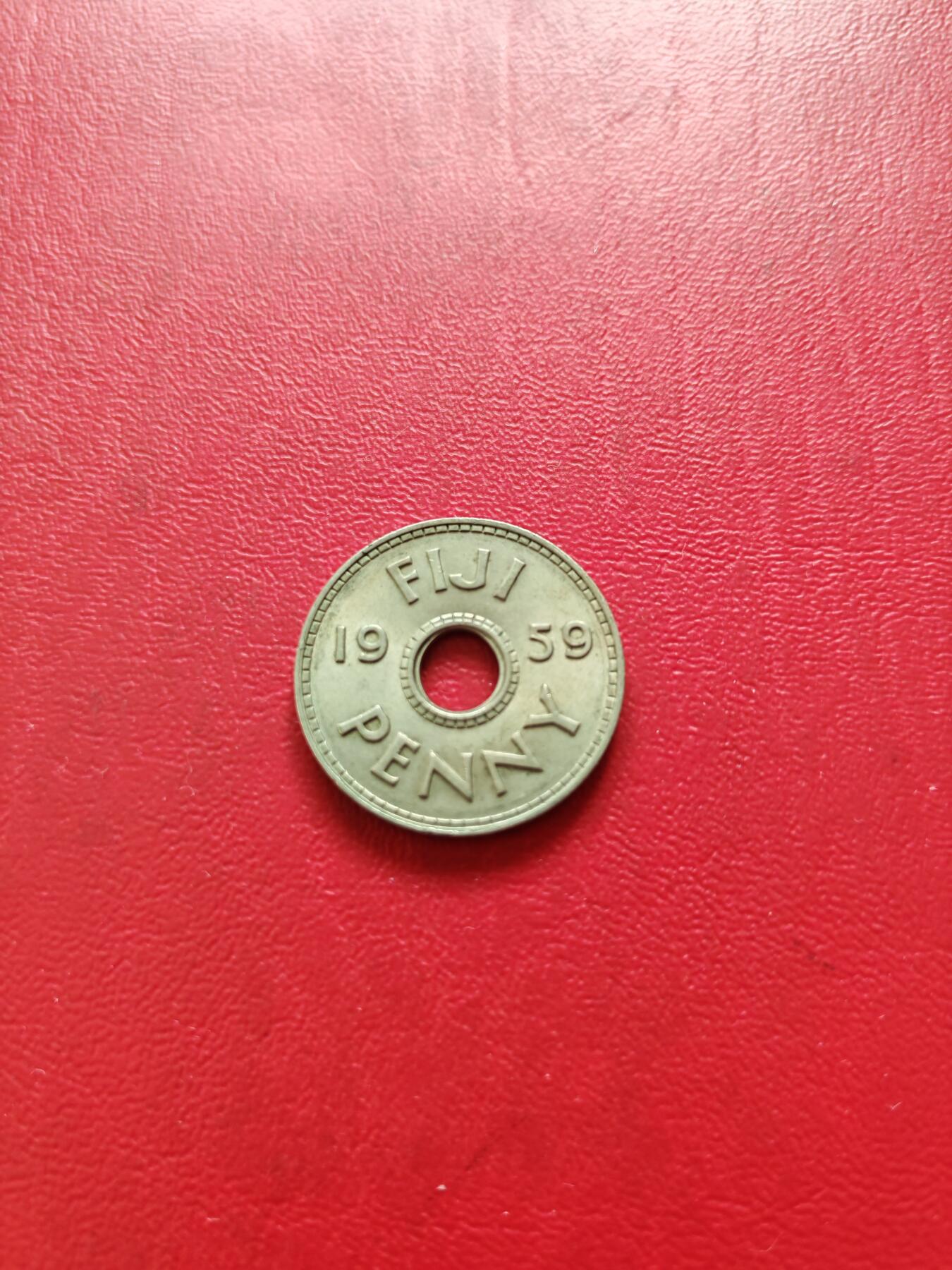 【云涧收藏】第八十一场 斐济1959年1便士