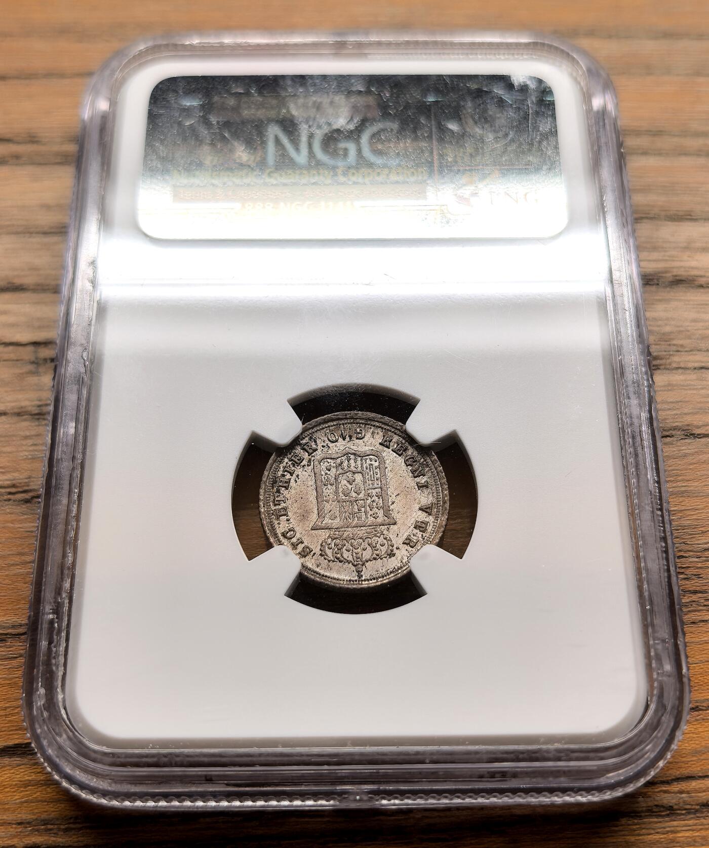 纫秋兰以为佩·凡希社微拍感恩专场 1836意大利那不勒斯与西西里10G银币NGC-MS62