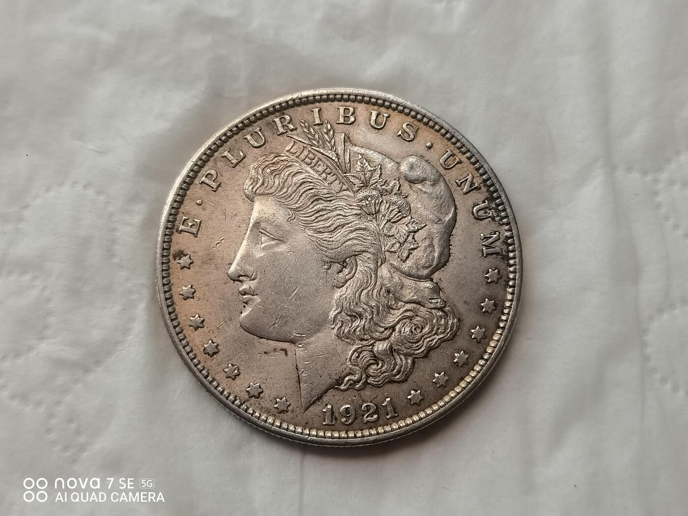 外国钱币 1921年美国1美元大银币