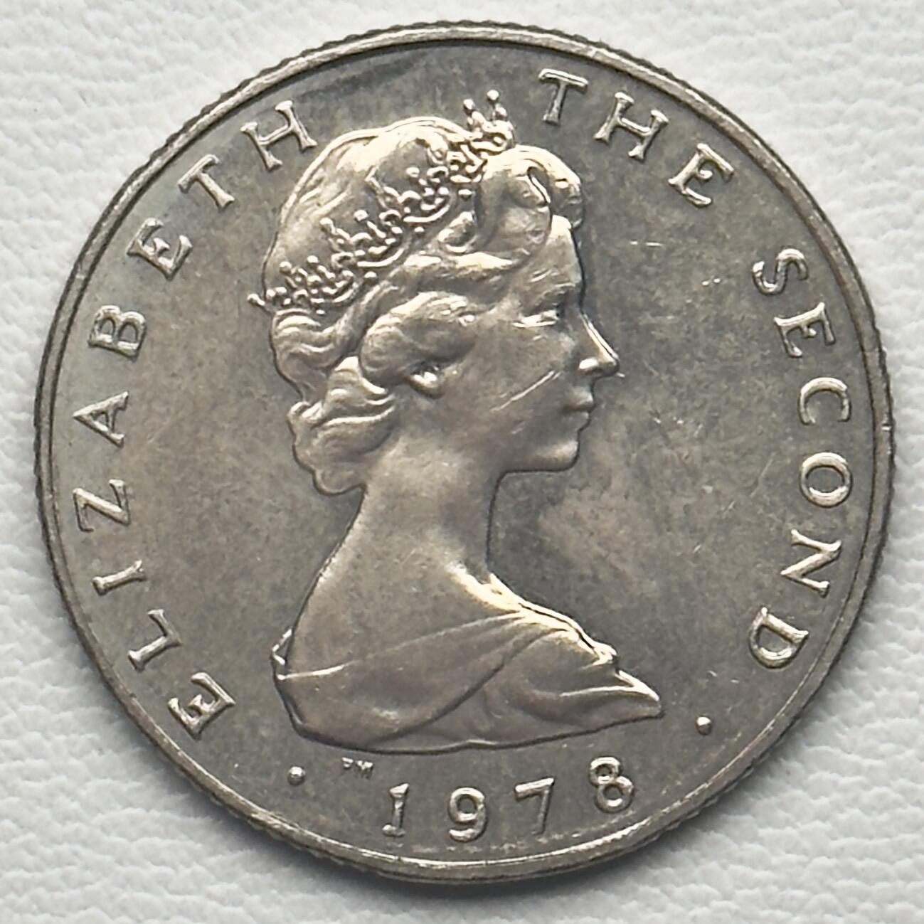 ＜小葵钱铺＞第66期·散币·银币场·满200包邮，不寄存·12月1号发货 马恩岛1978年1镑硬币